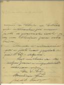 Carta de José d' A. Proença para Eurico Cameira e Sousa