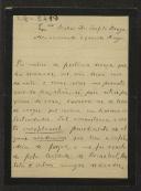 Carta de António Cabreira a Teófilo Braga