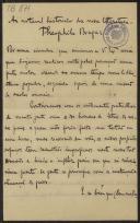 Carta de António do Amaral Corte-Real a Teófilo Braga