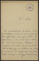 Carta de Fernando Correia e José Marques da Cruz a Teófilo Braga