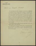 Carta de José Francos Rodríguez a Teófilo Braga