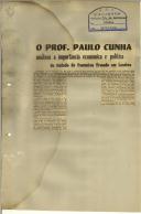 O Prof. Paulo Cunha analisou a importância económica e política do tratado de fronteiras firmado em Londres