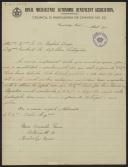 Carta de Maria Noronha Faria, do Royal Michaelense Autonomic Beneficient Association, a Teófilo Braga
