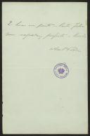Carta de António Pedro Barros Leite para Teófilo Braga