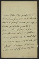 Carta de Júlia Correia de Lúcio e Ana de Palma Velho a Teófilo Braga
