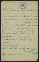 Carta de Germana da Silva a Teófilo Braga