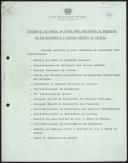 Nota de serviço da Junta de Salvação Nacional relativa ao cerimonial da tomada de posse de António de Spínola como Presidente da República