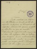 Carta de Bertino Daciano a Teófilo Braga