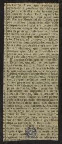 Carta de Z. da Rosa Limpo a Teófilo Braga