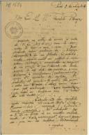 Carta de Carolina Michaëlis de Vasconcelos para Teófilo Braga
