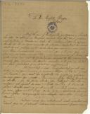 Carta de Manuel Ruas de Lanzarote para Teófilo Braga 