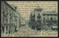 Bilhete-postal ilustrado de Ribera y Rovira a Teófilo Braga