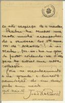 Carta de João de Barros para Teófilo Braga