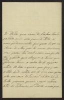 Carta da Condessa do Juncal a Maria do Carmo Xavier de Barros Leite
