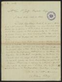 Carta de Nelson Tobias, membro do Club Republicano Paulista, a Teófilo Braga