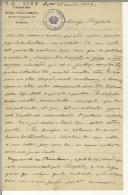 Carta de Adolfo Coelho a Teófilo Braga