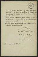 Carta de Victor Eugen Hardung a Teófilo Braga