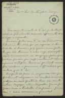 Carta de Bartolomeu H. de Morais a Teófilo Braga