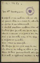 Carta de Leão Azedo a Teófilo Braga