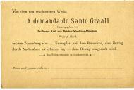 Cartão de A. Haack a Teófilo Braga