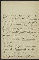 Carta de Eduardo Sequeira a Teófilo Braga