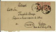 Cartão de Wilhelm Storck para Teófilo Braga