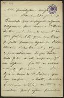 Carta de Joaquim Gonçalves Mamede a Teófilo Braga