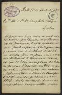 Carta de Magalhães Moniz, da Livraria Universal, a Teófilo Braga