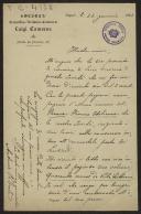 Carta de Antonio Padula, da Societá Scientitico-Artistico-Letteraria Luigi Camoens, a Teófilo Braga