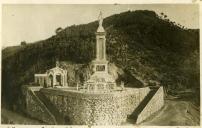 Bilhete-postal ilustrado do Monumento a Nossa Senhora da Paz na ilha da Madeira