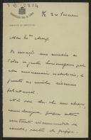 Carta de E. Schwalbach, do gabinete do inspector do Conservatório Real de Lisboa, a Teófilo Braga
