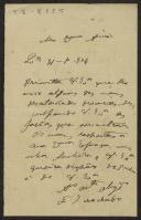 Carta de F. J. Machado a Teófilo Braga
