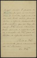 Carta de Adelino Marques a Teófilo Braga