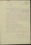 Cópia da nota de serviço de Gomes da Costa para o Chefe do Estado-Maior do Corpo Expedicionário Português (CEP) relativa à atividade militar da 1ª Divisão na frente de batalha em França