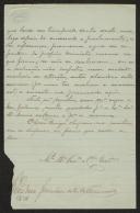 Carta de Inácio Teles de M. de Vasconcelos a Teófilo Braga