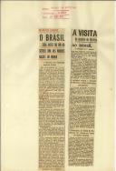 O Brasil será, antes do fim do século, uma das maiores nações do mundo - afirmou o sr. Almirante Américo Tomás