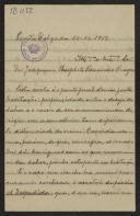 Carta de Alexandre de Sousa Alvim a Teófilo Braga