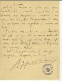 Carta de Alfredo Pimenta para Teófilo Braga