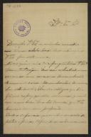 Carta de A. J. Vasco Gonçalves a Teófilo Braga