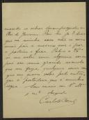 Carta de Carlota Cabral para Teófilo Braga
