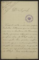 Carta de Fortunato de Almeida a Teófilo Braga