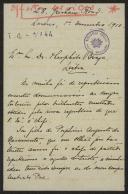 Carta de P. do Nascimento a Teófilo Braga