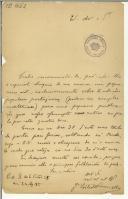 Carta de José Leite de Vasconcelos para Teófilo Braga