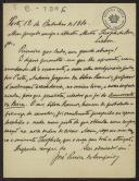 Carta de José Pereira de Sampaio a Teófilo Braga