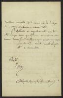 Carta de Alfredo Marçal Brandão para Guilhermina das Mercês Battaglia