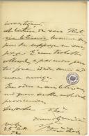 Carta de João Teixeira Soares de Sousa a Teófilo Braga