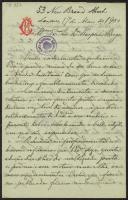Carta de J. A. de Azevedo Castro a Teófilo Braga