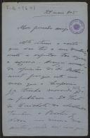 Carta de Cristóvão Aires a Teófilo Braga
