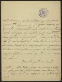 Carta de José Augusto de Castro a Teófilo Braga