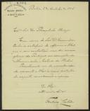 Carta de Frederico Lisboa, do Gabinete da Directoria do Arquivo Público do Estado da Baía, a Teófilo Braga